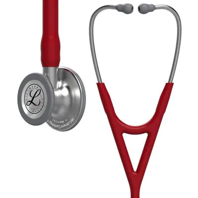 3M™ Littmann® Cardiology IV™,  campana estándar, tubo granate y vástago y auricular de acero 6184