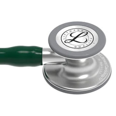 3M™ Littmann® Cardiology IV™, campana de acabado estándar, tubo verde oliva oscuro y vástago y auricular de acero inoxidable 6155