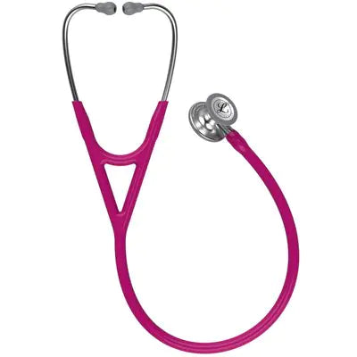 3M™ Littmann® Cardiology IV™, campana de acabado estándar, tubo color frambuesa y vástago y auricular de acero 6158