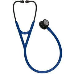 3M™ Littmann® Cardiology IV™, campana de acabado en color negro, tubo azul marino y vástago y auricular color negro 6168N