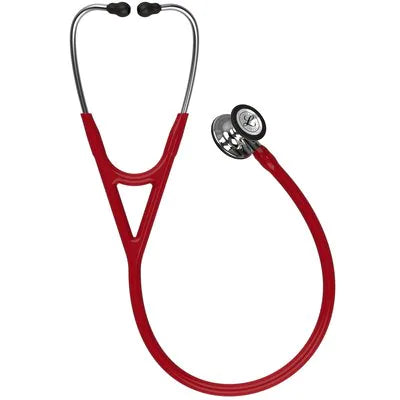 3M™ Littmann® Cardiology IV™,  campana estándar, tubo granate y vástago y auricular de acero 6184