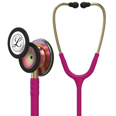 3M™ Littmann® Classic III™, campana arcoíris, tubo color frambuesa 5806N