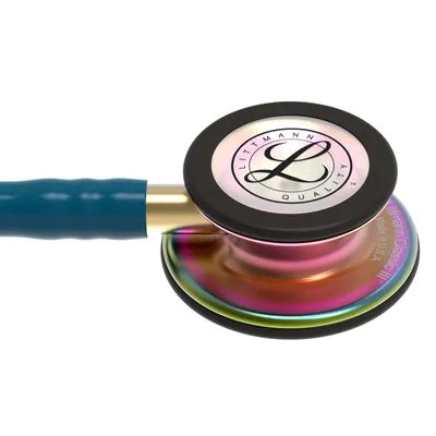 3M™ Littmann® Classic III™, campana arcoíris, tubo azul Caribe 5807N