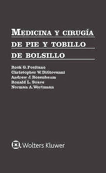 Medicina y Cirugía de Pie y Tobillo de Bolsillo ISBN: 9788417602925 Marban Libros
