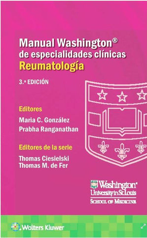 Manual Washington de Especialidades Clínicas. Reumatología