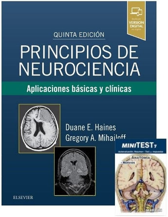Principios de Neurociencia. Aplicaciones Básicas y Clínicas + Obsequio Minitest ISBN: 9788491133421 Marban Libros