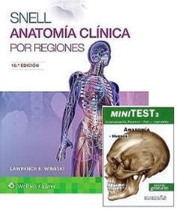 Snell Anatomía Clínica por Regiones + Obsequio Minitest ISBN: 9788417602277 Marban Libros