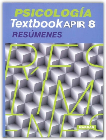 Textbook APIR 8 - Psicología Resúmenes ISBN: 9788416042821 Marban Libros