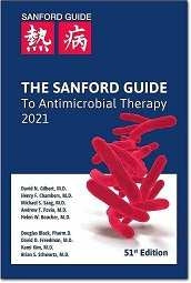 The Sanford Guide Antimicrobial Therapy 2021 ISBN: 9781944272166 Marban Libros
