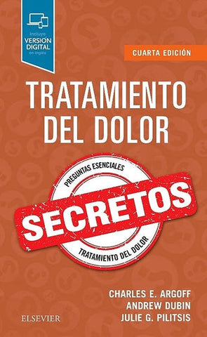 Tratamiento del dolor ISBN: 9788491134169 Marban Libros