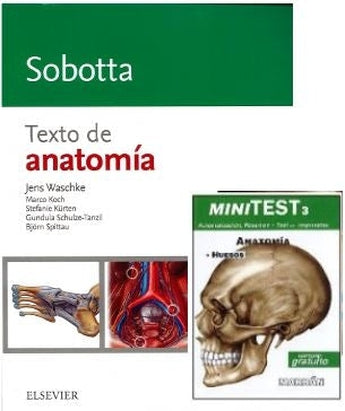 Waschke + Obsequio Minitest - SOBOTTA Texto de Anatomía ISBN: 9788491132264 Marban Libros